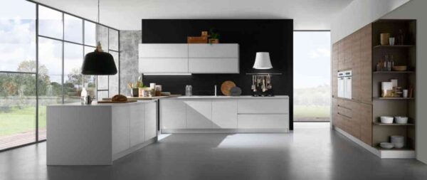 01 cucina moderna bianco rovere rustico luna 1