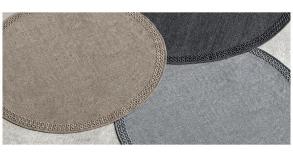 ACCESSORIES TAPPETO TONDO FABRIC QUADRO TALENTI
