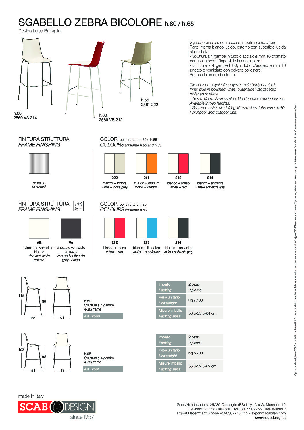 SCAB TS sgabello zebra bicolore 1 pdf