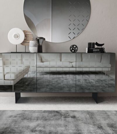 madia cassia antracite specchio fume