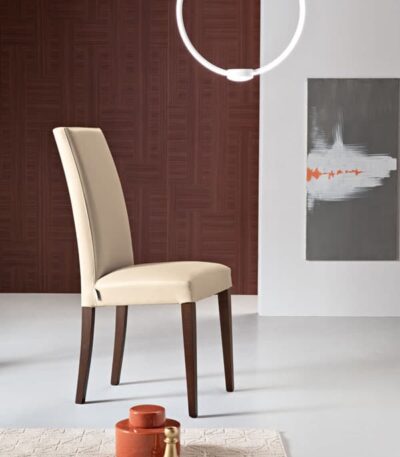 sedia denver ecopelle beige