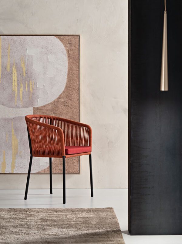 sedia joan ruggine