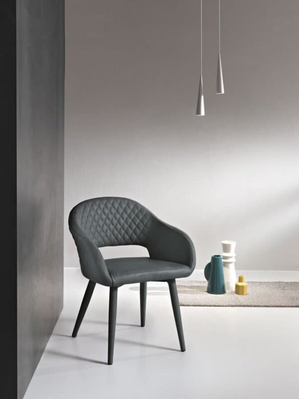 sedia living grigio