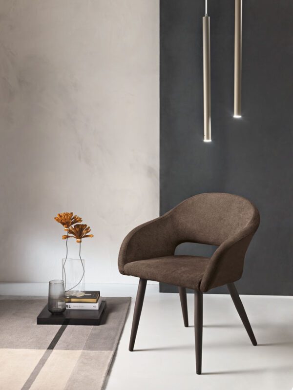 sedia west marrone