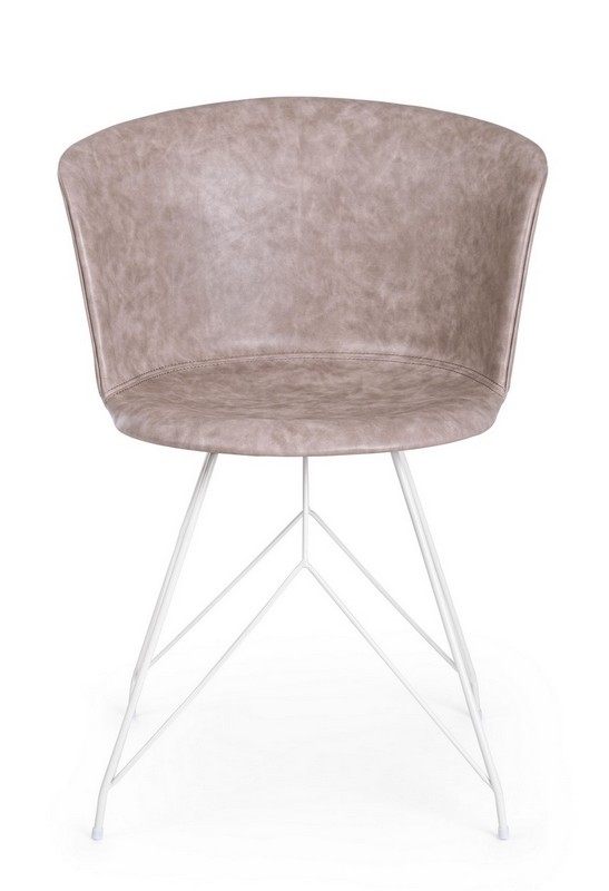 0734326 tf1 sedia loft bianco pu beige vintage 1648434208