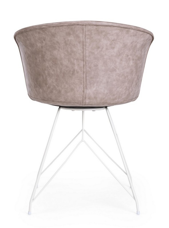 0734326 tf2 sedia loft bianco pu beige vintage 1648434208