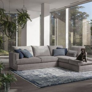 Divano di qualita Glammy Samoa composizione penisola con cuccia 300x300 1