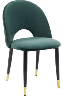 krzeslo iris velvet 49x84 cm zielone 1
