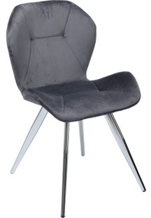 krzeslo viva chrome 46x82 cm szare 1
