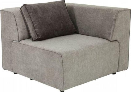 naroznik infinity chenille 100x100 cm prawy szary 7