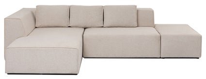 naroznik infinity ottomane 306x182 cm kremowy lewy 1