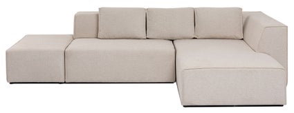 naroznik infinity ottomane 306x182 cm kremowy prawy 1