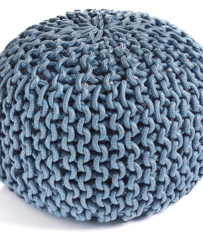 pouf inoutdoor in corda nautical rope alyssa serenity