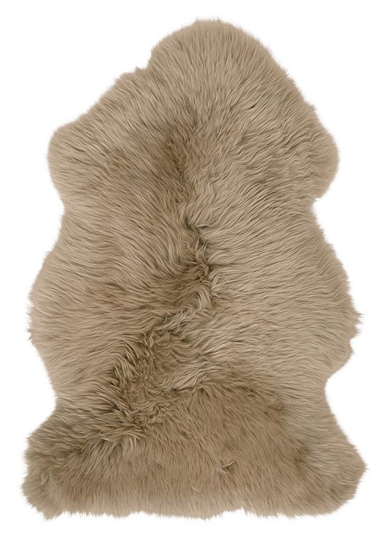 scendiletto in pelle montone beige
