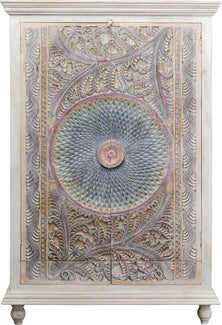 szafa 2 drzwiowa z drewna mango front kolorowy 120x180 cm 1