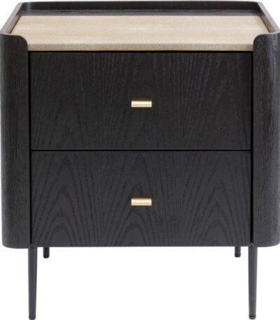 szafka nocna milano 56x62 cm czarna 1