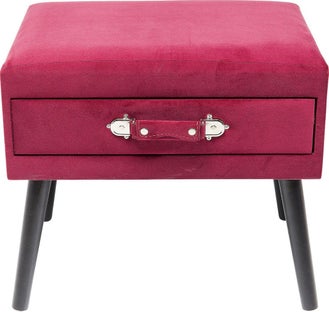 taboret drawer 50x46 cm czerwony 1
