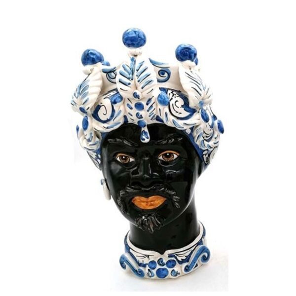 testa di moro liberty black blue and white