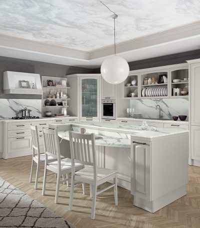 Colombini Casa Cucina Classica Mida finitura bianca naturale dorian 20b