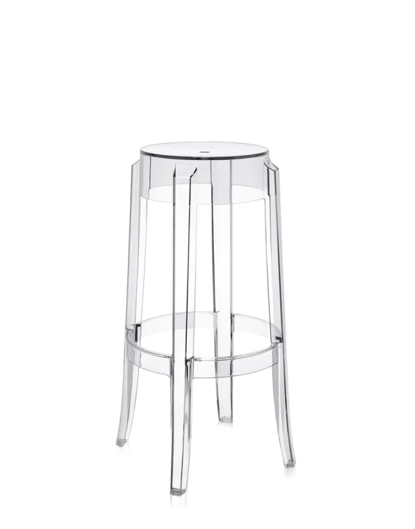 Charles ghost 75 cm (2 sgabelli) - Kartell